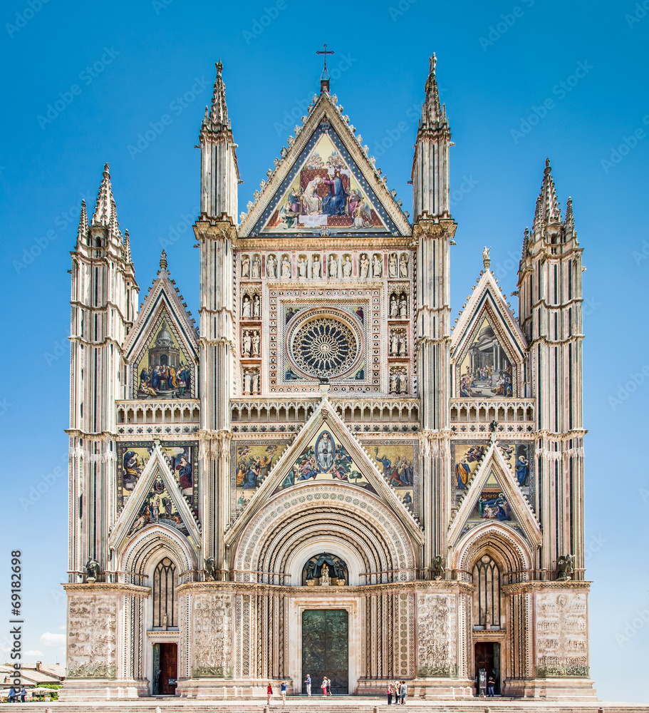 Cathedral of Orvieto (Duomo di Orvieto), Umbria, Italy