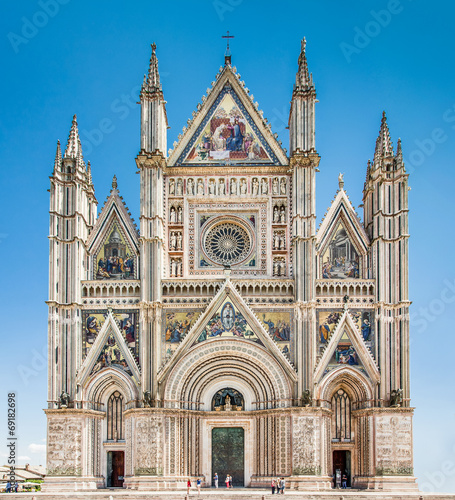 Obraz na płótnie Cathedral of Orvieto (Duomo di Orvieto), Umbria, Italy w salonie