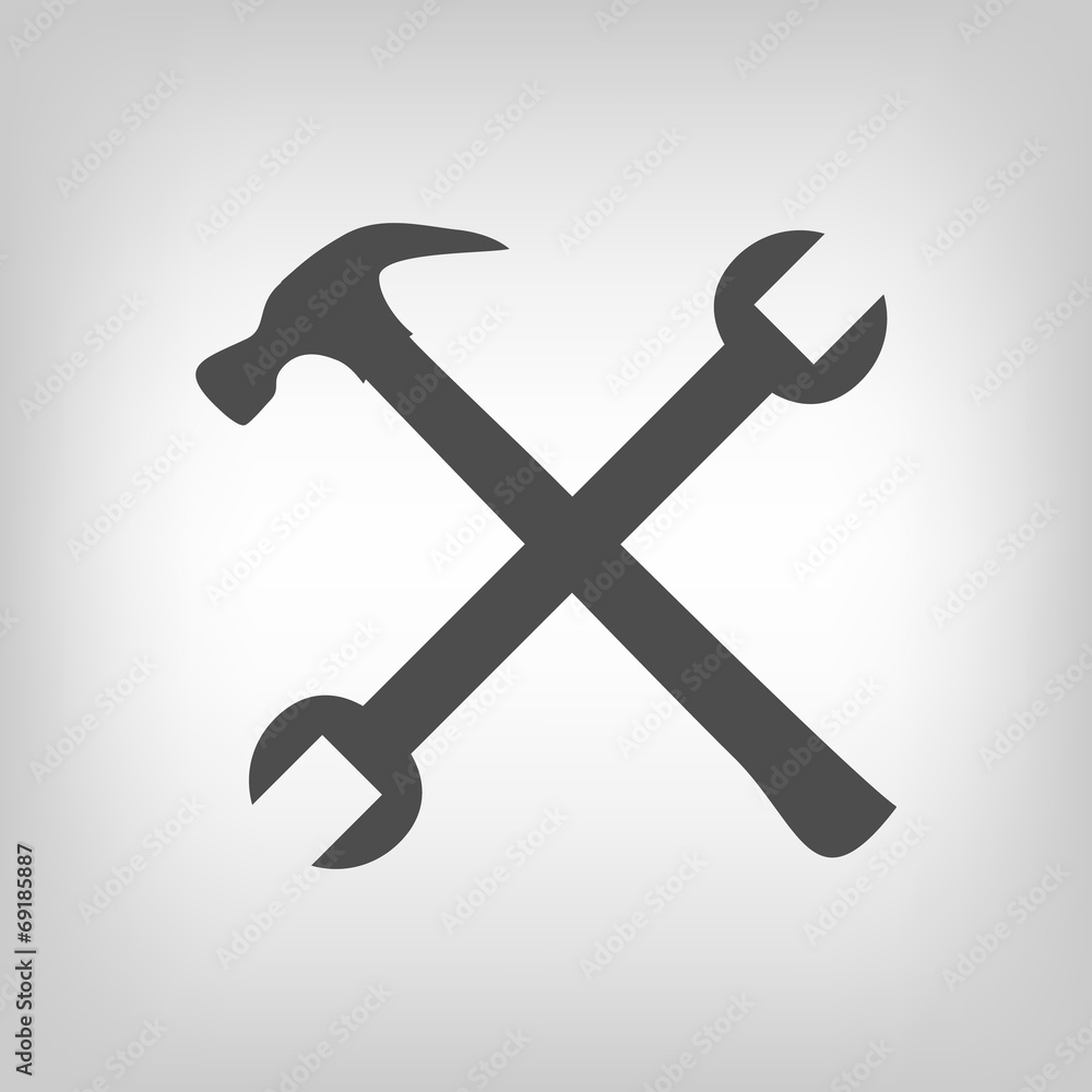 Crossed tools Crossed tools