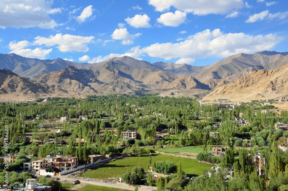 Ladakh Range in Jammu and Kashmir state,India