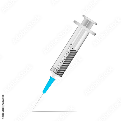 syringe anti virus concept, vector illustration