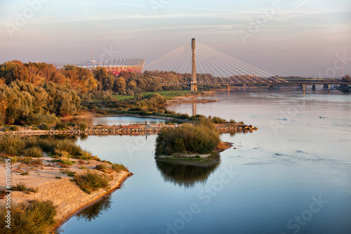 Vistula River in Warsaw photo