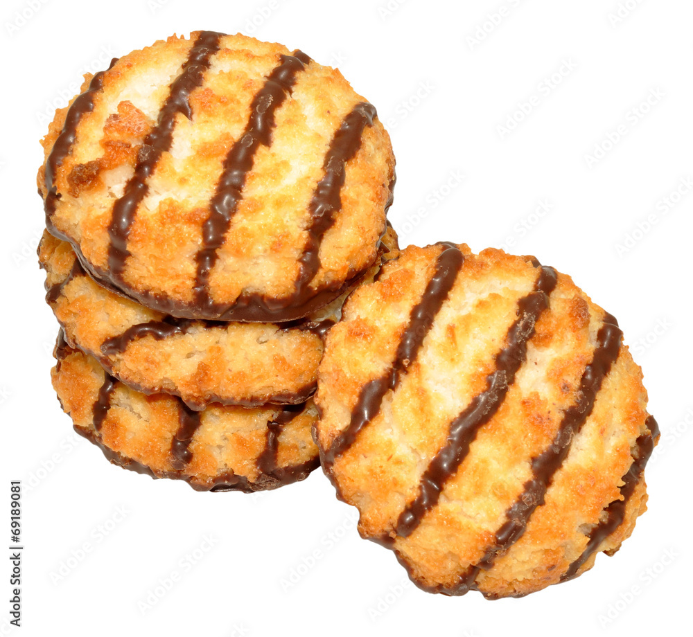 Chocolate Coconut Macaroon Biscuits Chocolate Coconut Macaroon Biscuits
