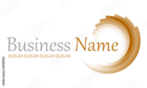 Logo dégradé orange