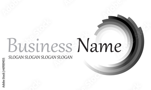 Logo dégradé noir