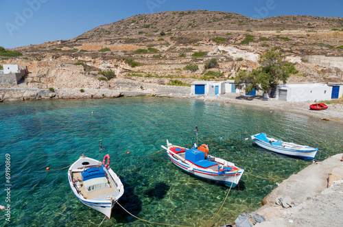 Ag. Nikolas bay, Kimolos island, Cyclades, Greece photo