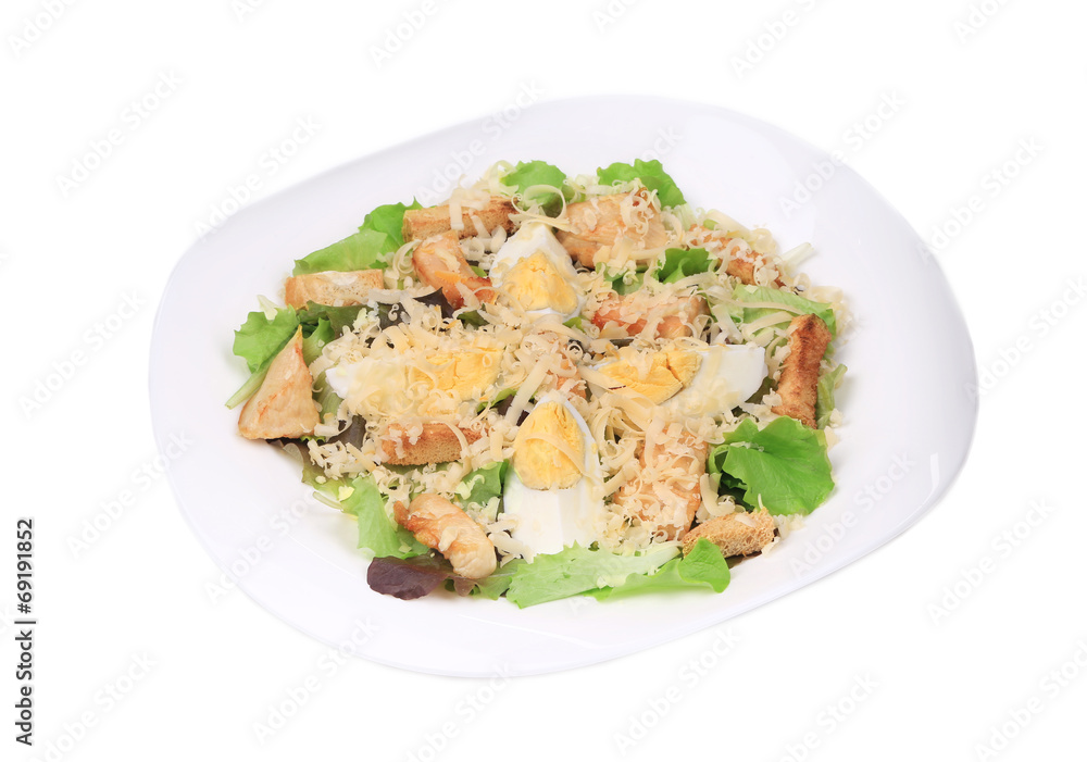 Beautiful caesar salad. Beautiful caesar salad.