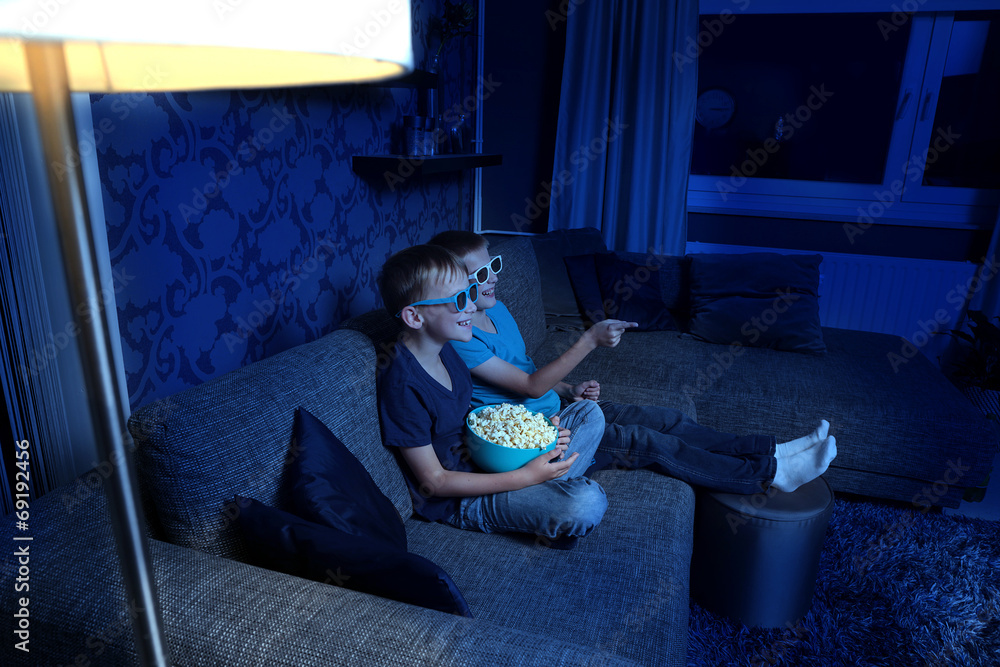 Fototapeta premium Spannende Unterhaltung mit 3D