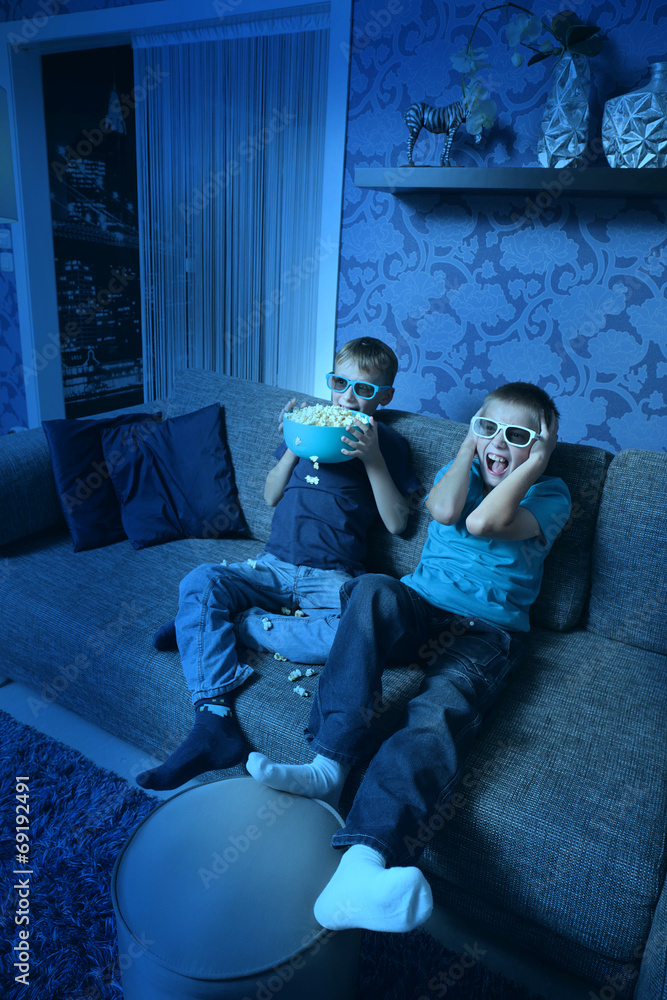 Naklejka premium Spannende Unterhaltung mit 3D