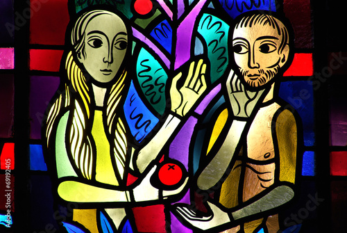Tablou canvas Adam and Eve