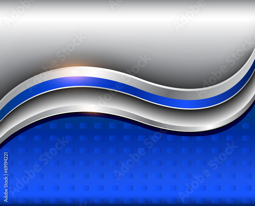 Abstract background silver blue