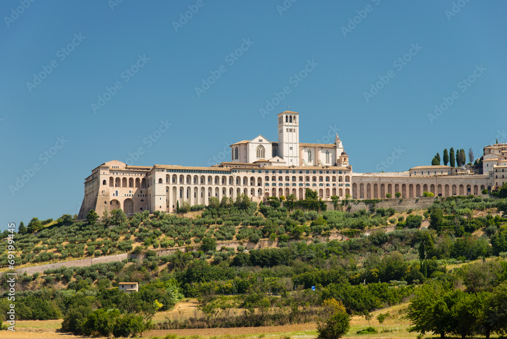 Panoramic view of Assisi