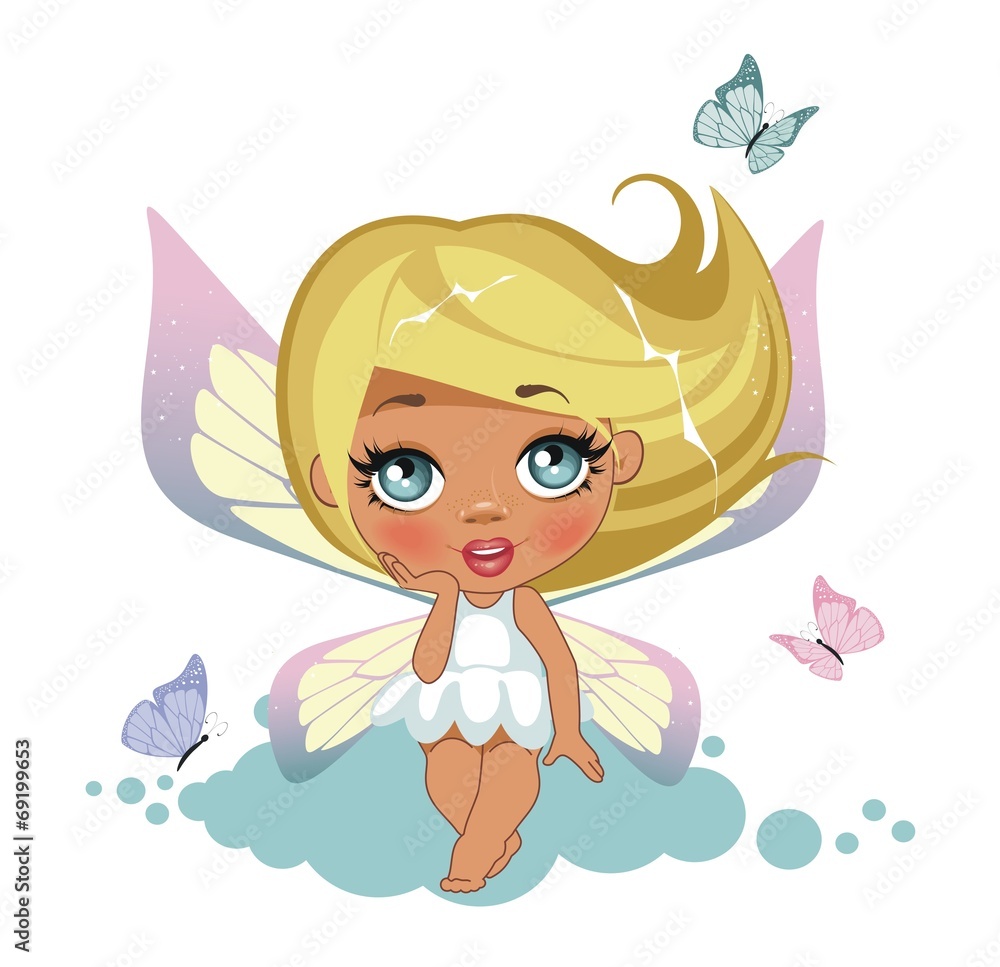 Фея на облаке