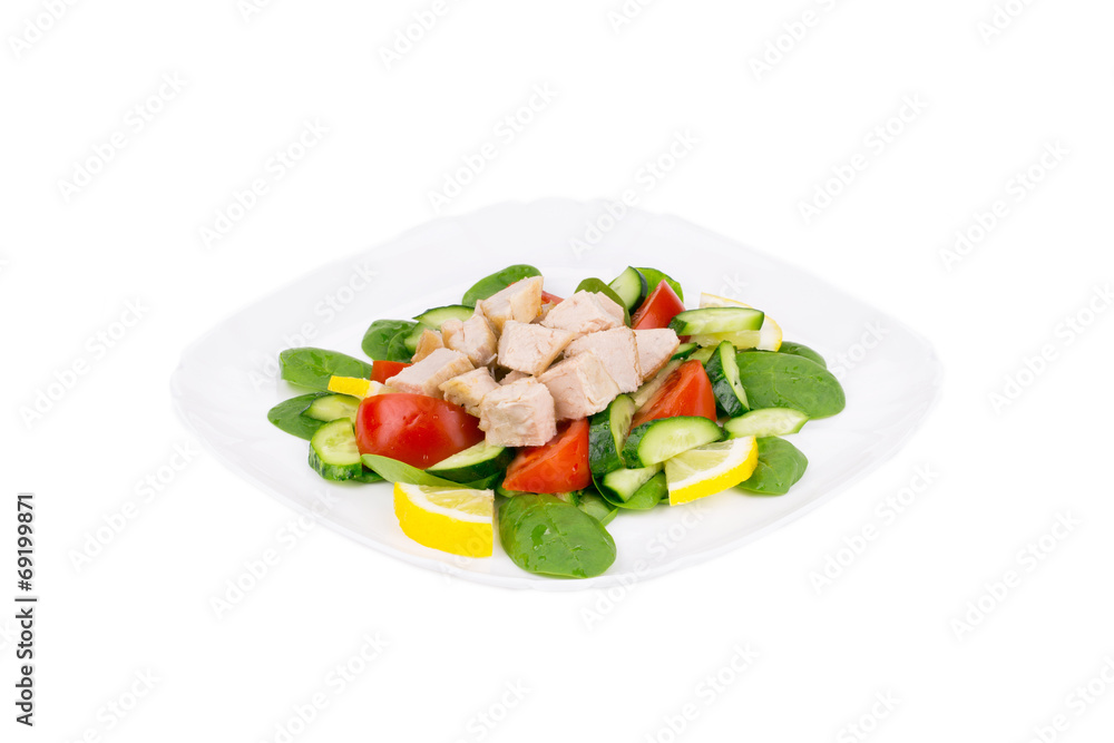 Healthy salad. Healthy salad.