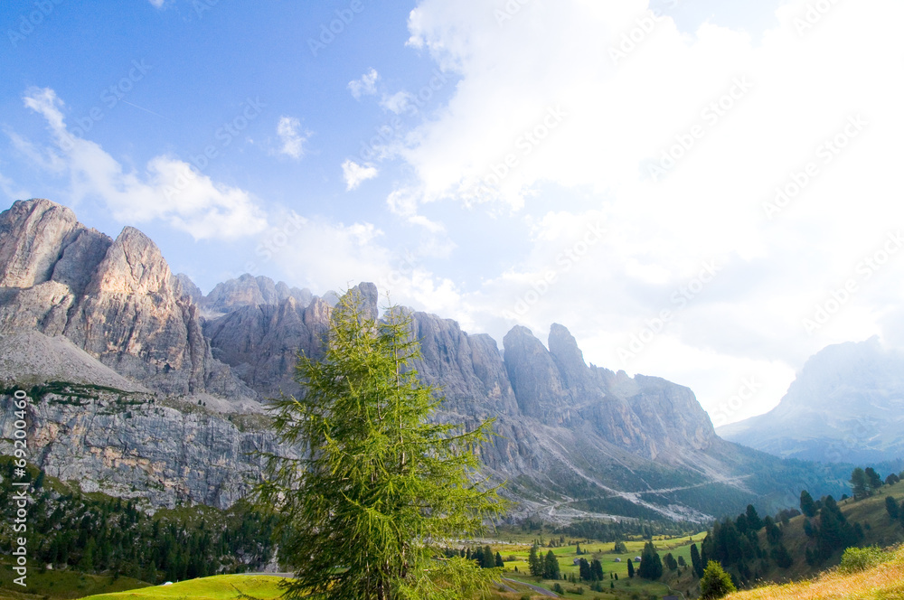 Naklejka premium Sellagruppe - Dolomiten - Alpen