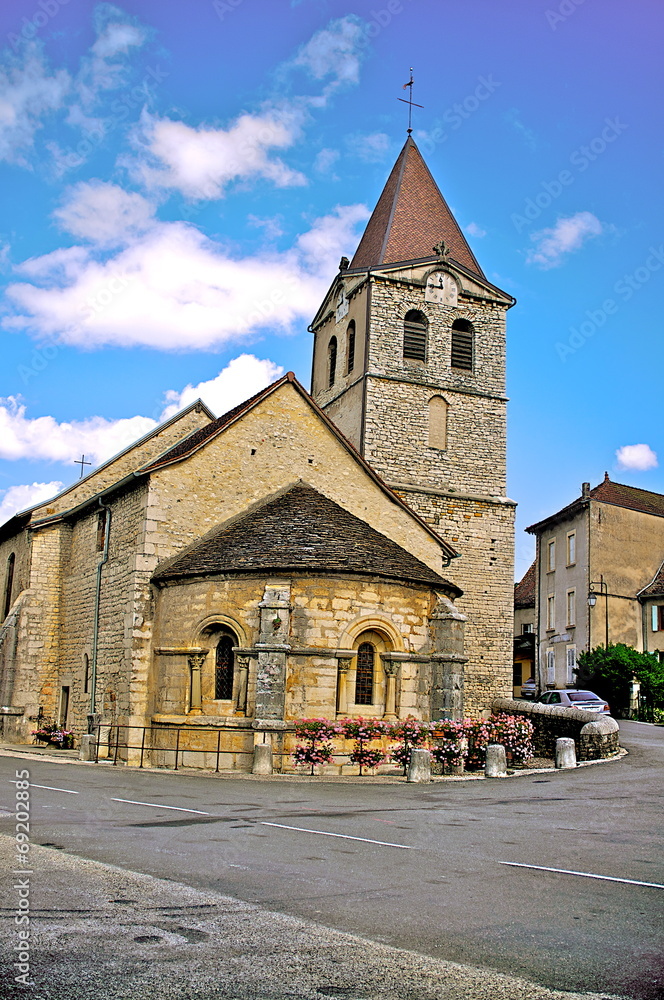 Fototapeta premium église de l'assomption bugey 2