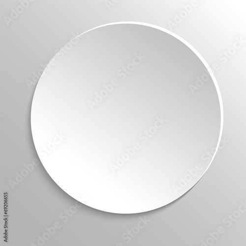 round paper banner