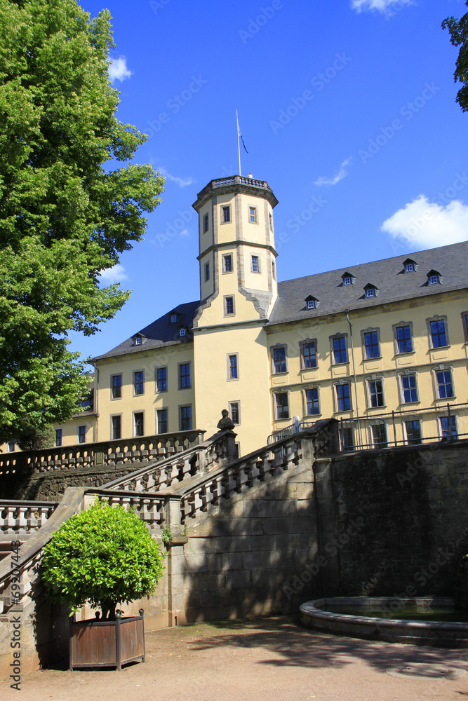 Stadtschloss und Schlossgarten in Fulda