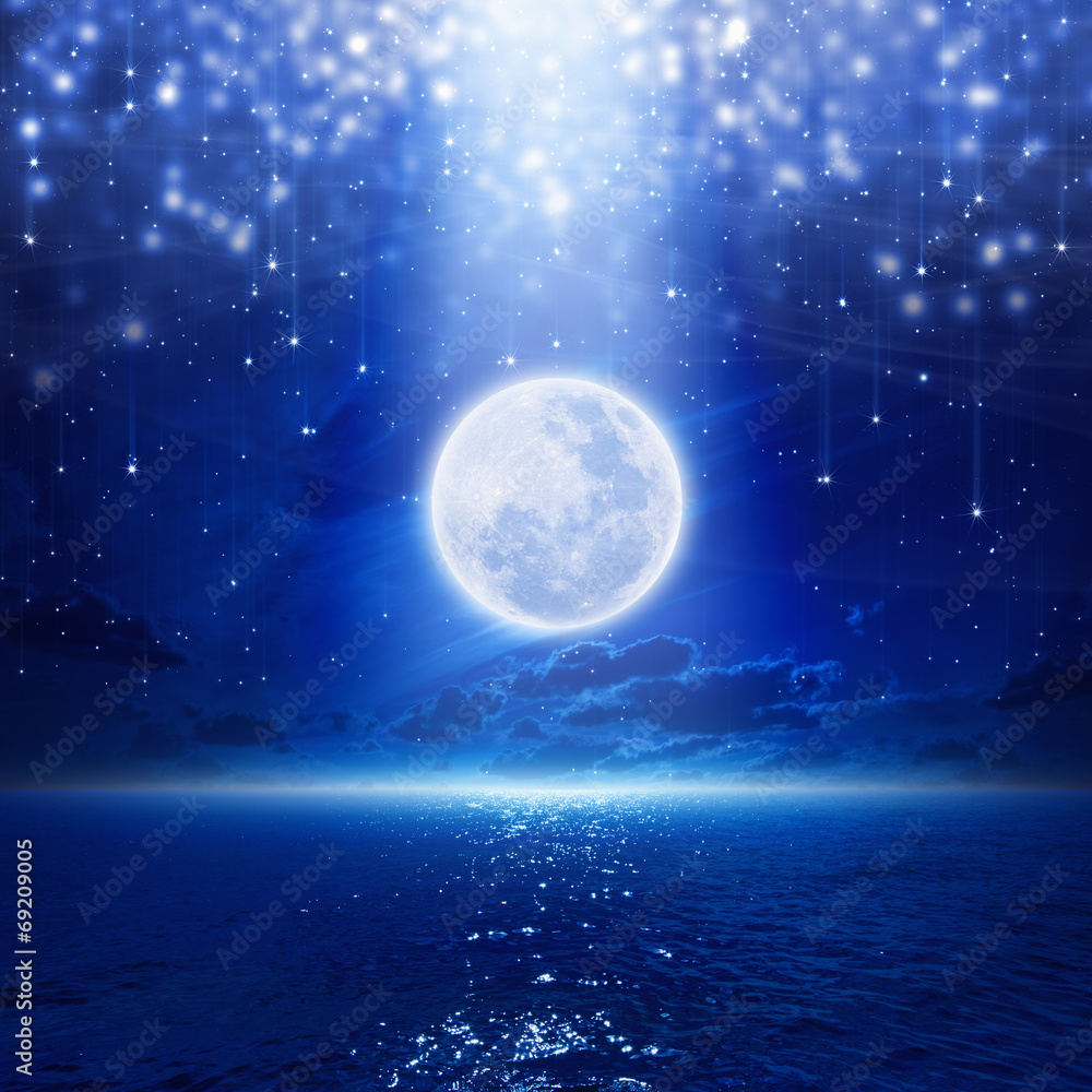 Fototapeta premium Full moon party