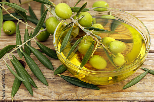 olive oil and olives #69210811