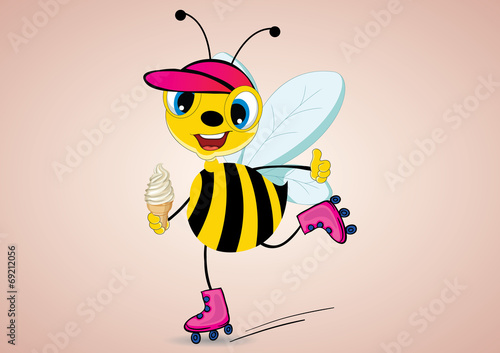 Rollerskater Bee