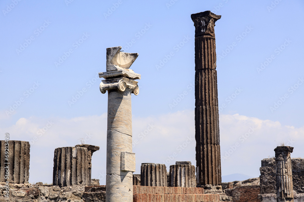 Ruinen des Apollo-Tempels - Pompeji