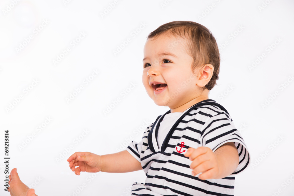 isolated studio portrait of lovely toddler baby boy playing isolated studio portrait of lovely toddler baby boy playing