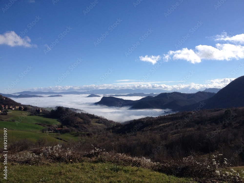 Obraz premium Sopra la nebbia
