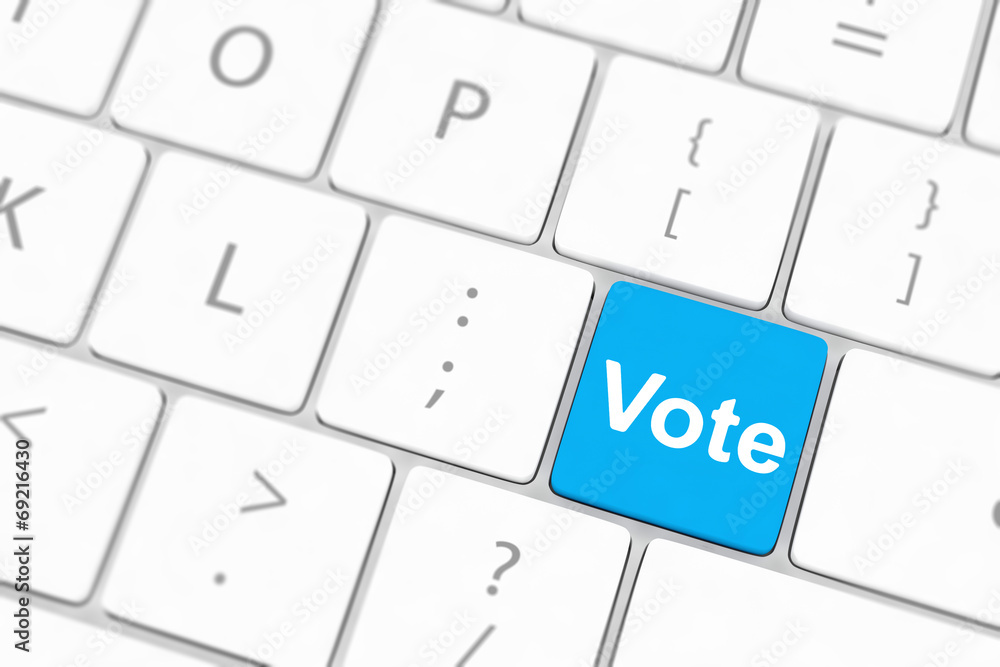 vote button on computer keyboard showing internet concept vote button on computer keyboard showing internet concept