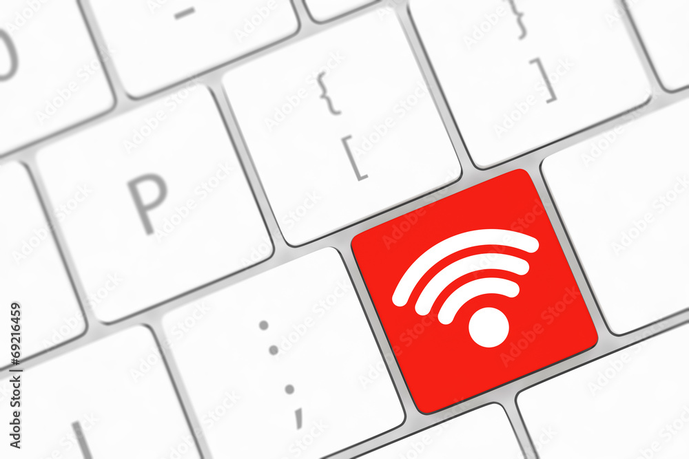 wifi concepts, with message on enter key of computer keyboard. wifi concepts, with message on enter key of computer keyboard.
