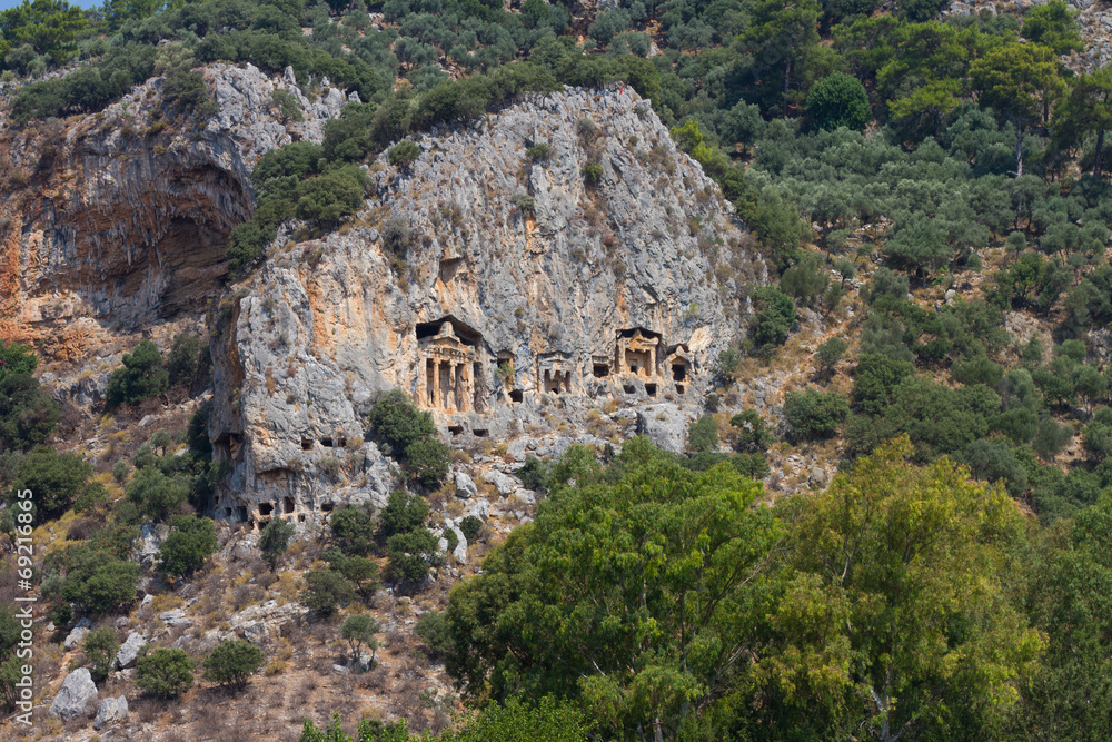 Kaunian rock tombs Kaunian rock tombs