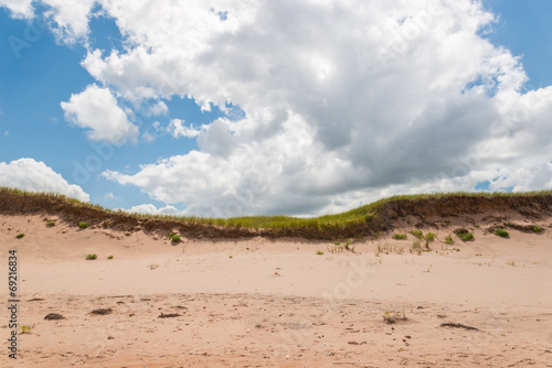 The sand dunes of Brackley Beach