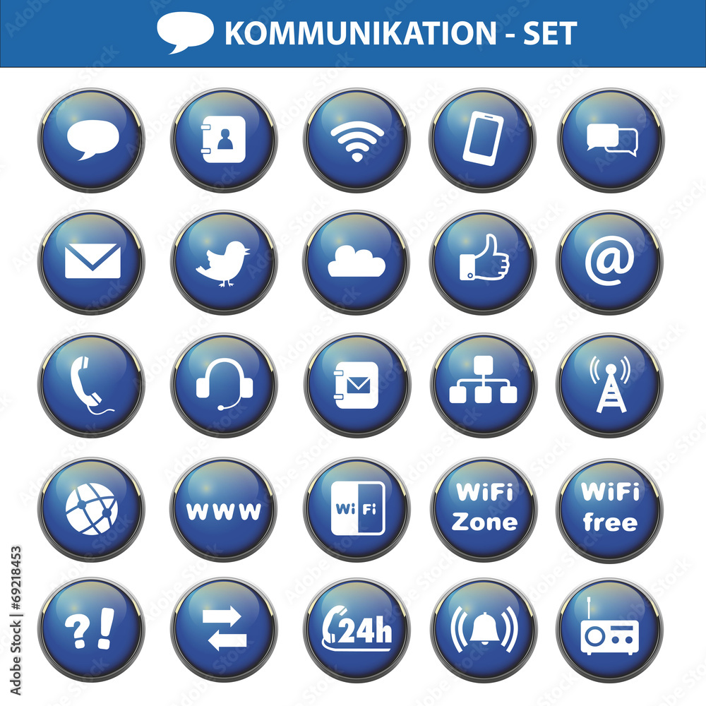 Kommunkation Set 25 icons Kommunkation Set 25 icons