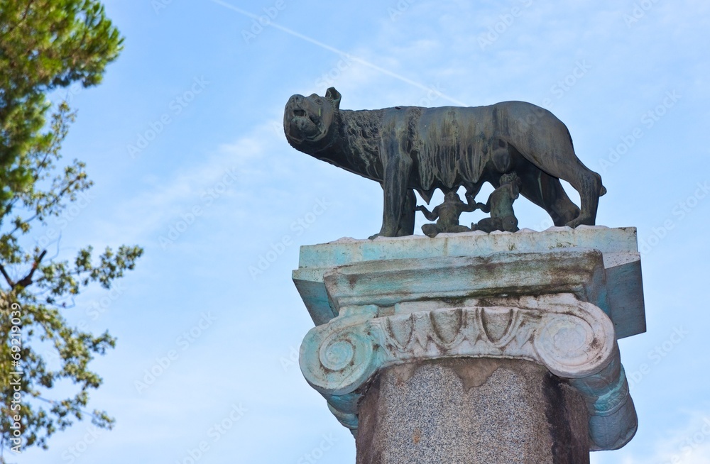 Obraz premium Kapitolinische Wölfin