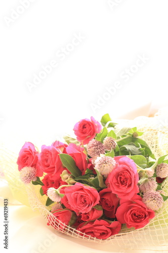 pink roses bouqet
