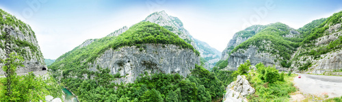 Fototapeta Naklejka Na Ścianę i Meble -  the Tara river canyon, Montenegro