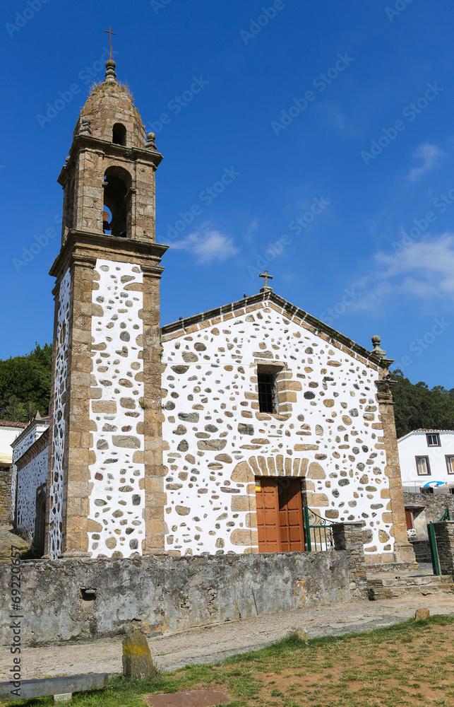 San Andres de Teixido - famous church in Galicia, Spain