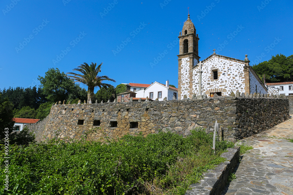 San Andres de Teixido - famous church in Galicia, Spain