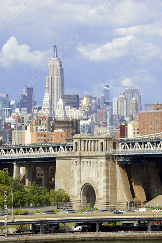 Lower Manhattan skyline as viewed from Brooklyn, New York