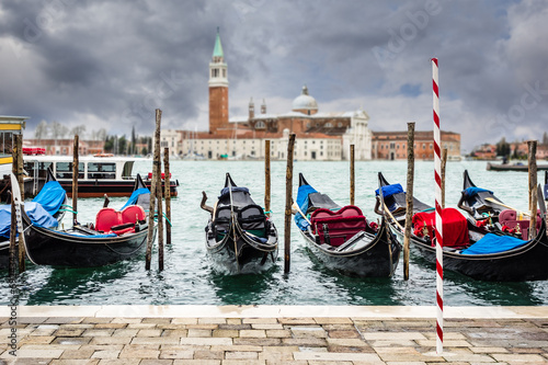 Gondolas in Venice © Dario Lo Presti