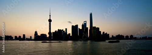 Shanghai Skyline at sunrise