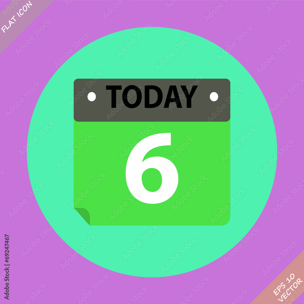 Calendar Icon - vector illustration. Flat design Calendar Icon - vector illustration. Flat design