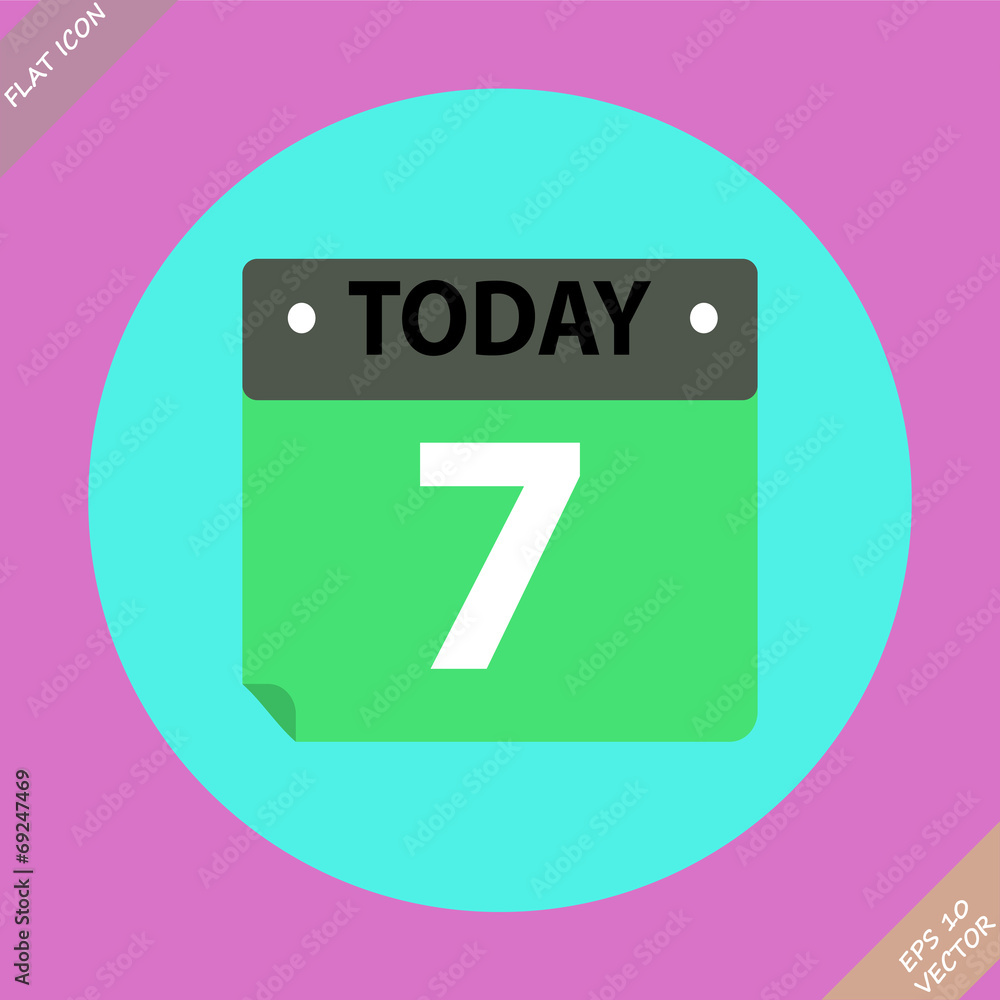 Calendar Icon - vector illustration. Flat design Calendar Icon - vector illustration. Flat design