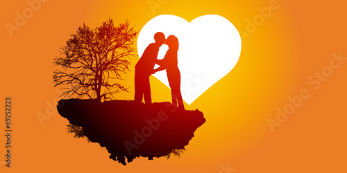 Amoureux - Soleil Couchant