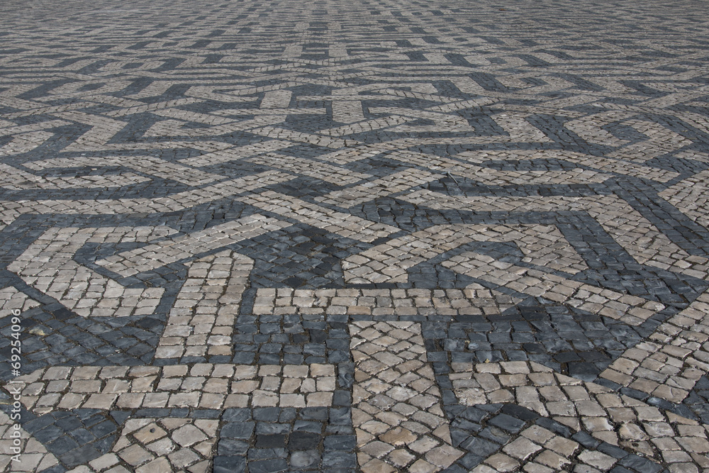 lisbon portugal abstract tile pavement patterns as a background lisbon portugal abstract tile pavement patterns as a background