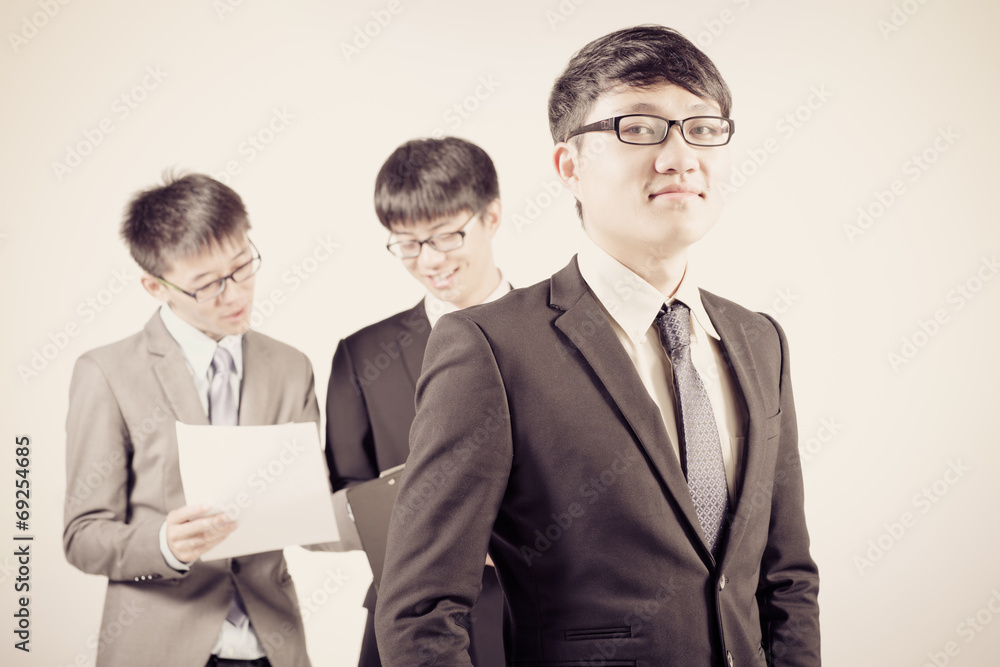 Group of business people. Business team Isolated on white backgr Group of business people. Business team Isolated on white backgr