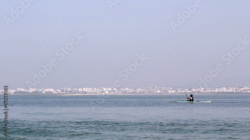 Recreation in Ria Formosa wetlands. Algarve
