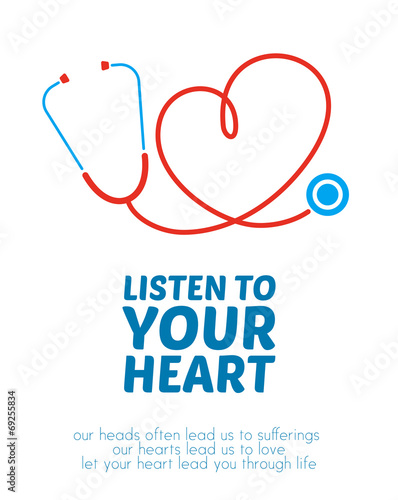 Creative stethoscope illustration