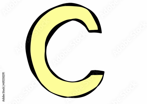 doodle letter C