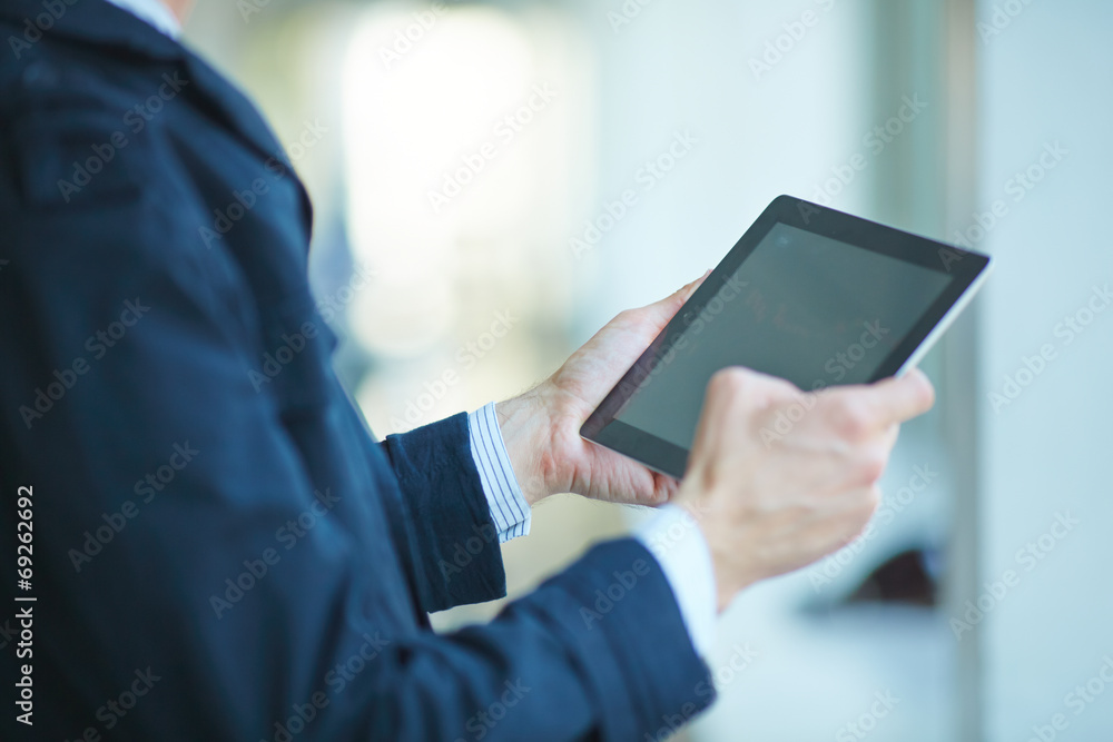 men holding digital tablet men holding digital tablet